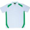 white/emerald green